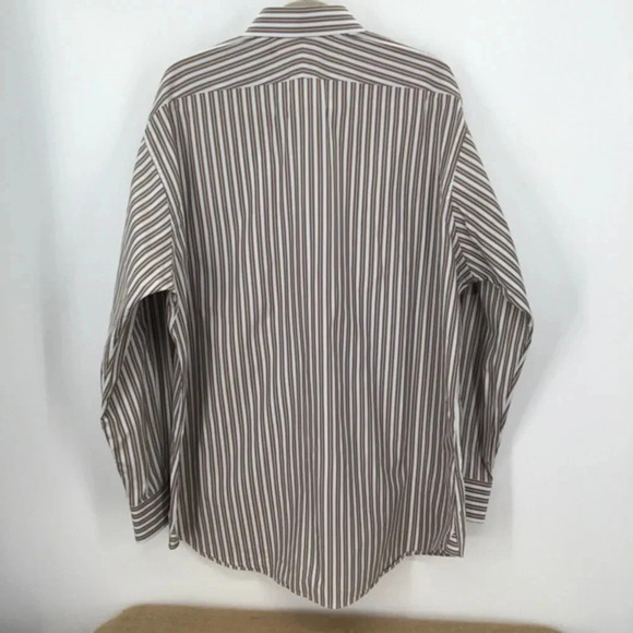 Ike Behar Men’s Striped Long Sleeve Shirt - Picture 3 of 7